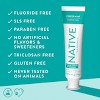 Native Premium Whitening Wild Mint & Peppermint Oil Fluoride Free Toothpaste - 4.1 oz - 4 of 4