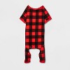 Buffalo Check Matching Family Dog Pajamas - Wondershop™ Red/Black - 2 of 4