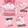 YOOCOZZ Cute Cat Gaming Chair with Paw Lumbar Cushion for Girl Teen Woman - 3 of 4