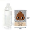Big Dot of Happiness Party 'Til You're Pooped - Fill In Poop Emoji Party Invitations (8 count) - 3 of 4