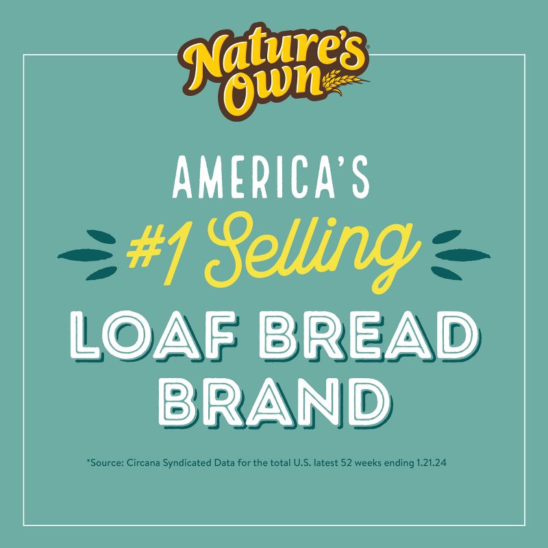 Nature&#39;s Own 100% Whole Wheat Bread - 20oz, 5 of 16