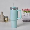 40oz Stainless Steel Insulated Tumbler with Handle and Straw Lid - 2 of 4