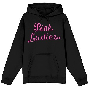 Grease Pink Ladies Men's Black Graphic Hoodie - 1 of 3