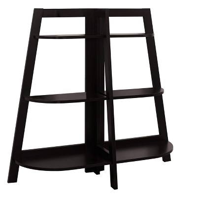 Bookshelf, Bookcase, Etagere, 3 Tier, 48"h, Office, Bedroom, Brown Laminate, Contemporary, Modern