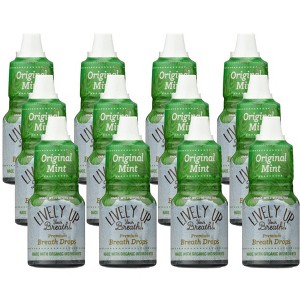Lively Up Your Breath Original Mint Premium Breath Drops - Case of 12/.27 fz - 1 of 4