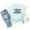 Simply Sage Market Women's Caffeine And Kindness Short Sleeve Graphic Tee - 2 of 2