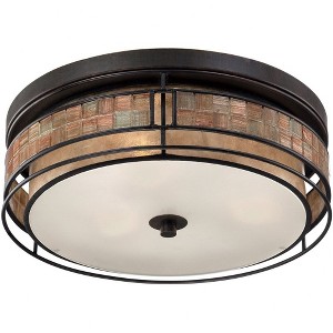 Quoizel Lighting Laguna 3 - Light Flush Mount in  Renaissance Copper - 1 of 4