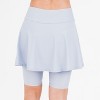 Calypsa Women's Flared Mid-Thigh Swim Skirt With Bike Shorts - 3 of 4