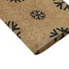 Unique Bargains Christmas Place Mats Snowflake Linen Yellow Black 13"x17.7" 2 Pcs - 4 of 4