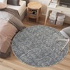 Washable Modern Solid Non Slip Area Rugs for Bedroom Living Room, Low Pile Soft Carpet for Home Office - 4 of 4