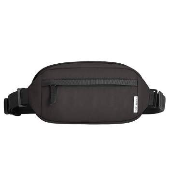 NISUN Waist Bag Fanny Pack Travel Handy Hiking Zip Pouch Money Phone Belt  Bum Bag with Adjustable Strap for Men and Women (Red & Grey) – Nisun