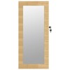 Aghana Digitals White Engineered Wood Wall-Mounted Mirror Jewelry Cabinet with Lock, 12 - 4 of 4