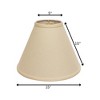 GDFStudio Yves Beige Linen Lampshade with Washer Fitter - 3 of 4