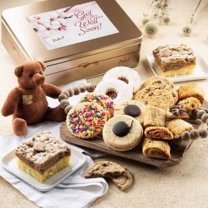 Dulcet Gift Baskets Get Well Deluxe Pastry Gift Tin - 1 of 4