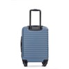 NAYSAYE 20 Inch Carry On Luggage Lightweight ABS Spinner Suitcase with Adjustable Handle for Air Travel, Blue, 14.57"*9.06"*21.65" - 3 of 4