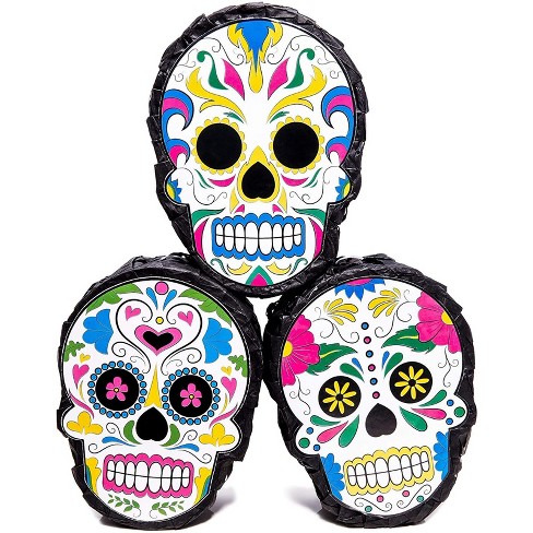 dia de los muertos skull decorations