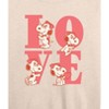 Women's - Peanuts - Belle Love Lightweight French Terry Wide Neck Long Sleeve Shirt - 2 of 4