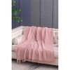 Sapphtopaz 2 Pack Cotton Throw Blanket with Tassels, All Seasons Comfort Throw Blanket, 50x60", Accent Blanket for Living Room or Bedroom - 4 of 4