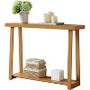 Kings Brand Emma Narrow Console Table with Shelf – Ideal for Entryway, Sofa, Hallway, Living Room, Office, Foyer, 44 Inch - 2 of 4