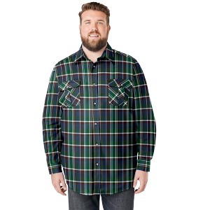 KingSize Signature Plaid Flannel Shirt - 1 of 4