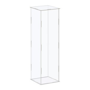 Unique Bargains Acrylic Assembly Dustproof Collectibles Showcase with lid - 1 of 3