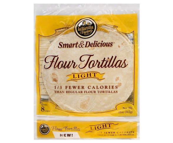 La Tortilla Factory Smart & Delicious&#174; Flour Tortillas Light 8 ct