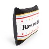 Friends 'How you Doin'?' Throw Pillow Black - 2 of 3