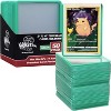 Monster Top Loaders for Trading Cards - 50, 3x4" Clear Hard Plastic Protector w Green Border- Compatible w Yugioh, Sports & More - 4 of 4