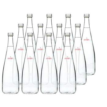Evian Natural Spring Water, 11.2oz Glass Bottle (Pack of 10, Total of -  Clean Water Mill