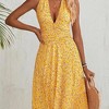 LEVEN SIXTEEN Sleeveless Halter Neck Spring Summer Dress - 2 of 3