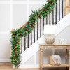 Northlight Mixed Pine with Berries Artificial Christmas Garland  - 10' x 15" - Unlit - 2 of 4