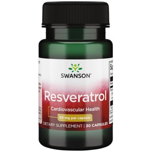 Swanson Resveratrol 50 mg 30 Capsules. - 1 of 1