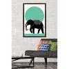 Trends International Ink Elephant Framed Wall Poster Prints - 2 of 4