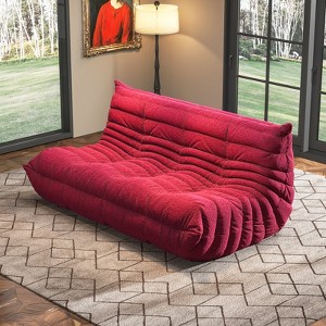 SYFERLORY Armless 3-Seat Togo THREE Seater Large Bean Bag Sofa - 1 of 4