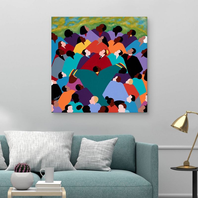 35&#34; x 35&#34; The Dream by Synthia Saint James Canvas Art Print - Masterpiece Art Gallery, 3 of 6