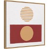 Amanti Art Reflection II Red Yellow by Moira Hershey Canvas Wall Art Print Framed 22 x 22-in. - 3 of 4