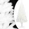 vidaXL Christmas Tree Artificial Xmas Tree with Needle-Shaped Branches - White 94.5" - 2 of 4