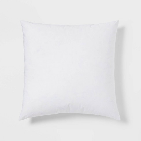 24x24 Oversized Feather Filled Square Throw Pillow Insert White -  Threshold™ : Target