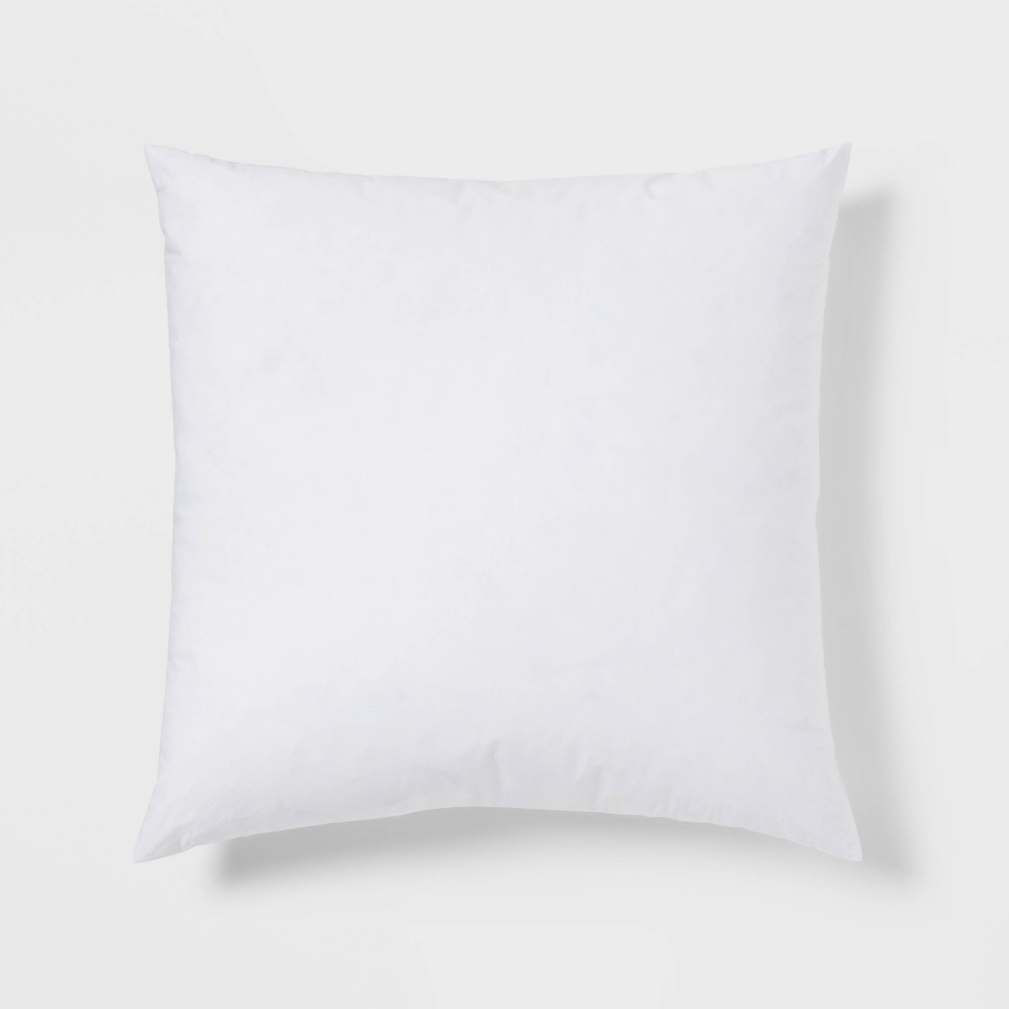 24"x24" Oversized Feather Filled Square Throw Pillow Insert White - Threshold™