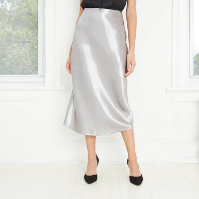 a line maxi skirt