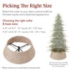 Best Choice Products 24in Woven Hyacinth Christmas Tree Collar, Tree Skirt Accessory w/ Cord Cut-Out - 4 of 4