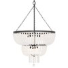 Crystorama Lighting Rylee 8 - Light Chandelier in  Matte Black - image 2 of 4