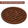 Unique Bargains Silicone Heat Resistant Non-Slip Restaurant Drink Coaster 6 Pcs - 4 of 4