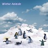 26-Piece Small Polar Animal Figurines Set, Realistic Penguin, Polar Bear & Seal Toys for Educational Play and Cake Decor - 4 of 4