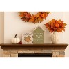 Transpac Wood Brown Harvest Grateful Tabletop Decor for Fall and Harvest Decorative Letters and Words - 3 of 4