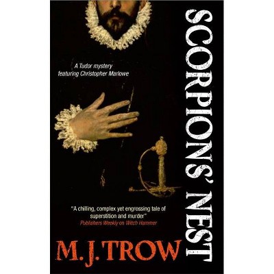 Scorpions' Nest - (Kit Marlowe Mystery) Large Print by  Trow M J (Hardcover)