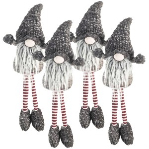 NAYSAYE Party Decoration and Accessories Christmas Gnomes Decoration Set for Holiday Celebration, Gray, 3.1"*14.6"*0.5" - 1 of 4