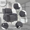 NicBex Linen Lift Recliner Chair for Elderly,Massage Chairs with Vibration Massage and Lumbar Heating,Reclining Chairs for Living Room - 4 of 4