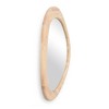 TOV Furniture Klaryss Wood Triangular Mirror in Natural Finish - 4 of 4
