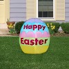 Gemmy Airblown Inflatable Easter Egg, 2.5 ft Tall, Pink - 2 of 3